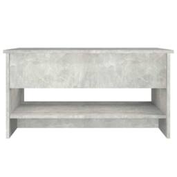 Berkfield Home Coffee Table Concrete Grey 80x50x40 cm Engineered Wood - Size: 80 x 50 x 40 cm - thumbnail 6