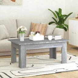 Berkfield Home Modern Coffee Table Grey Sonoma 100x60x42 cm Engineered Wood - Size: 100 x 60 x 42 cm - thumbnail 1
