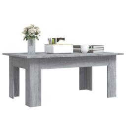 Berkfield Home Modern Coffee Table Grey Sonoma 100x60x42 cm Engineered Wood - Size: 100 x 60 x 42 cm - thumbnail 4
