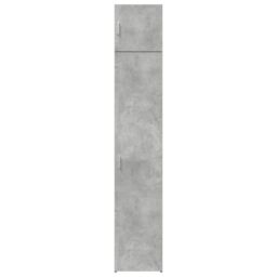 Berkfield Home Slim Storage Cabinet Concrete Grey 40x42.5x225 cm Engineered Wood - thumbnail 4