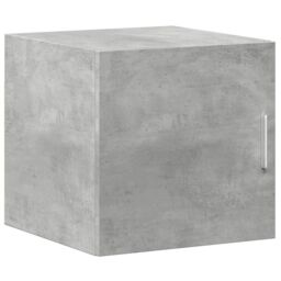 Berkfield Home Slim Storage Cabinet Concrete Grey 40x42.5x225 cm Engineered Wood - thumbnail 5