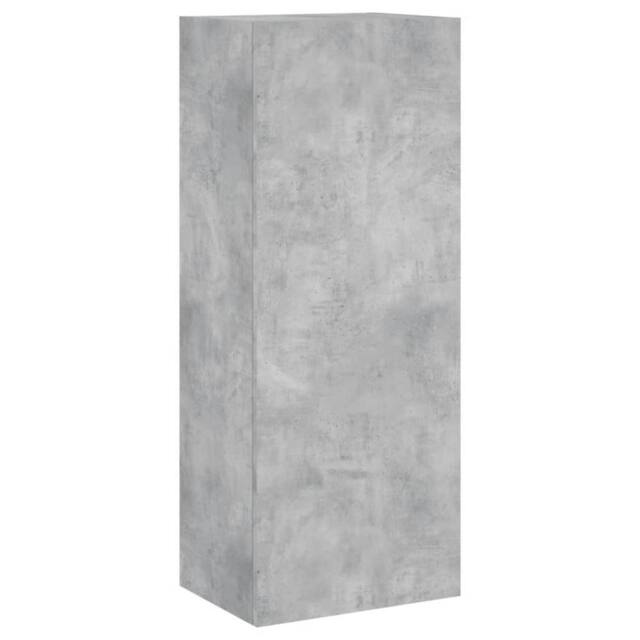 Berkfield Home TV Wall Cabinet Concrete Grey 40.5x30x102 cm Engineered Wood - image 1