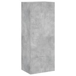 Berkfield Home TV Wall Cabinet Concrete Grey 40.5x30x102 cm Engineered Wood - thumbnail 1