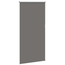 Berkfield Home Roller Blind Blackout Grey 65x175 cm Fabric Width 60.7 cm Polyester - thumbnail 3