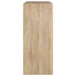 Berkfield Home Book Cabinet/Room Divider Sonoma Oak 80x30x72 cm in Brown - Size: 80 x 30 x 72 cm - thumbnail 4