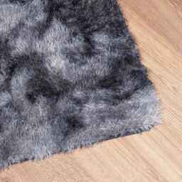 Berkfield Home Shaggy Rug High Pile NAVARRA Dark Grey 240x340 cm Polyester - Size: Medium - thumbnail 4