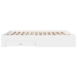 Berkfield Home Bed Frame with Drawers without Mattress White 200x200 cm - thumbnail 5