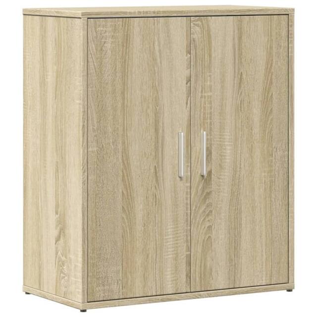 Berkfield Home Sideboard Sonoma Oak 60x31x70 cm Engineered Wood in Light Brown - Size: 60 x 31 x 70 cm - image 1