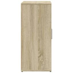 Berkfield Home Sideboard Sonoma Oak 60x31x70 cm Engineered Wood in Light Brown - Size: 60 x 31 x 70 cm - thumbnail 6