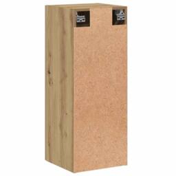 Berkfield Home Wall Mounted Cabinet Artisian Oak 34.5x34x90 cm Engineered Wood in Light Tan - thumbnail 7