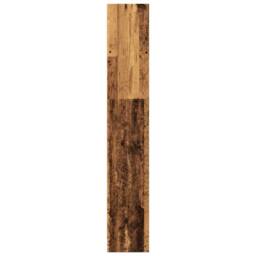 Berkfield Home Decorative Bookcase Old Wood 40x24x143 cm Engineered Wood in Brown - Size: 40 x 24 x 143 cm - thumbnail 5
