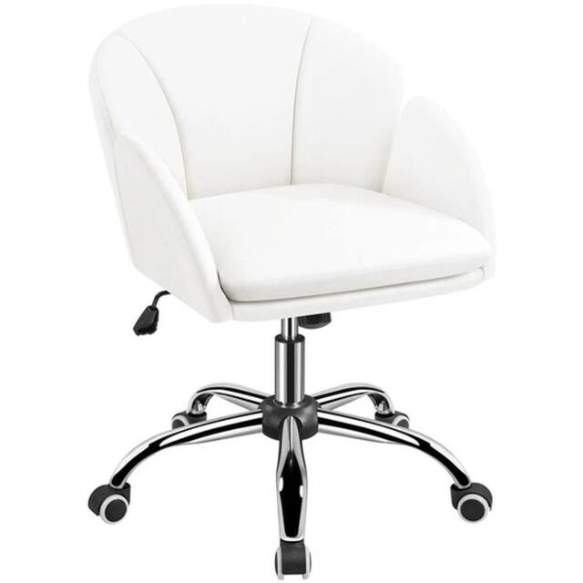 Kelvenix Leather Home Office Chair white - Size: 0.6m2 - image 1
