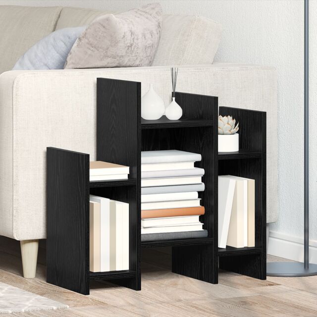 Berkfield Home Side Cabinet Black oak 60 x 26 x 60 cm Engineered wood - image 1