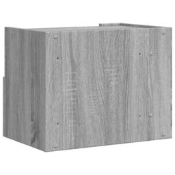 Berkfield Home Wall-mounted Bedside Cabinet Grey Sonoma 45x30x35 cm - Size: 45 x 30 x 35 cm - thumbnail 6