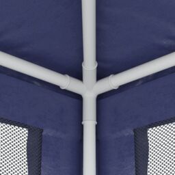 Berkfield Home Party Tent with 4 Mesh Sidewalls Blue 3x3 m HDPE - thumbnail 6