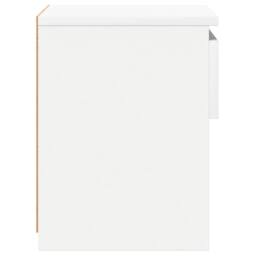 Berkfield Home Bedside Cabinet White 40x30x39 cm Engineered Wood - Size: 40 x 30 x 39 cm - thumbnail 6