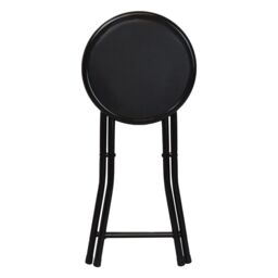 Harbour Housewares Padded Folding Stools Pack of 6 in Black - thumbnail 4