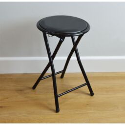 Harbour Housewares Padded Folding Stools Pack of 6 in Black - thumbnail 6