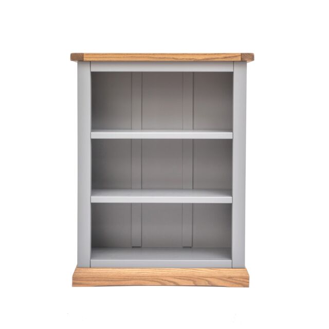 Cabinet Bits Bookcase with Plinth 90x70x25cm in Grey - Size: 90 x 70 x 25 cm - image 1