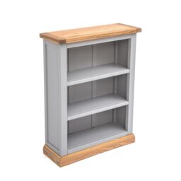 Cabinet Bits Bookcase with Plinth 90x70x25cm in Grey - Size: 90 x 70 x 25 cm - thumbnail 3