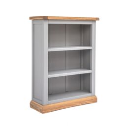 Cabinet Bits Bookcase with Plinth 90x70x25cm in Grey - Size: 90 x 70 x 25 cm - thumbnail 2