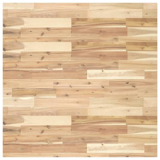 Berkfield Home Table Top Square 90x90x4 cm Solid Wood Acacia in Brown - Size: 90 x 90 x 4 cm - image 1