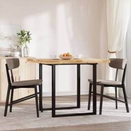 Berkfield Home Table Top Square 90x90x4 cm Solid Wood Acacia in Brown - Size: 90 x 90 x 4 cm - thumbnail 3