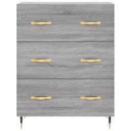 Berkfield Home Highboard Grey Sonoma 69.5x34x180 cm Engineered Wood - thumbnail 8