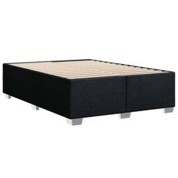 Berkfield Home Bed Frame without Mattress Black¬†Double Fabric in Black - Size: Double - thumbnail 6