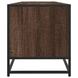 Berkfield Home TV Cabinet Brown Oak 180x40x46 cm Engineered Wood - Size: 180 x 40 x 46 cm - thumbnail 5