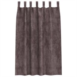 Berkfield Home Velvet Curtains 2 pcs with Eyelets Brown 175x140 cm - thumbnail 3