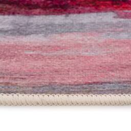 Kukoon Pink & Cream Multi Colour Abstract Machine Washable Soft Area Rug - Size: 240 cm x 330 cm - thumbnail 7