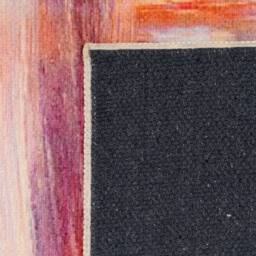 Kukoon Pink & Cream Multi Colour Abstract Machine Washable Soft Area Rug - Size: 240 cm x 330 cm - thumbnail 9