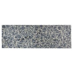 JVL Mega Runner - 57x150cm, Floral in Blue - Size: 150 cm x 100 cm - thumbnail 1