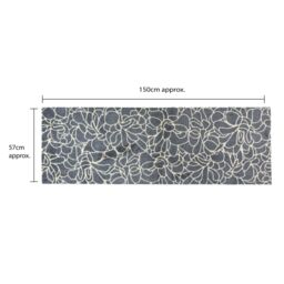 JVL Mega Runner - 57x150cm, Floral in Blue - Size: 150 cm x 100 cm - thumbnail 7