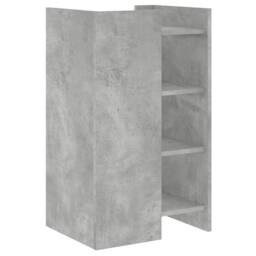 Berkfield Home Sideboard Concrete Grey 45x35x75 cm Engineered Wood - Size: 45 x 35 x 75 cm - thumbnail 6