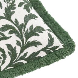 Paoletti Hedera Jacquard Cushion in Green - Size: 45 cm x 45 cm - thumbnail 5