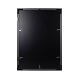 Happy Homewares Modern & Stylish Black Veneer Wood Effect A3 Plastic Frame for Wall Hanging - thumbnail 2