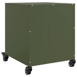Berkfield Home Stylish Bedside Cabinets 2 pcs Olive Green 36x39x43.5 cm Steel - thumbnail 8