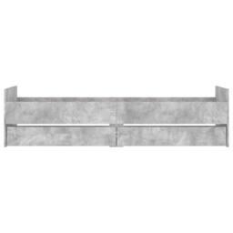 Berkfield Home Bed Frame with Drawers without Mattress Concrete Grey 100x200 cm - thumbnail 6