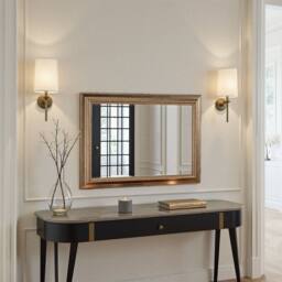 Yearn Mirrors Classic Champagne Framed Bevelled Wall Mirror in Gold - thumbnail 2