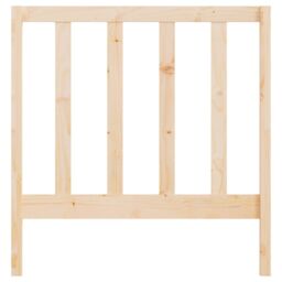 Berkfield Home Bed Headboard 81x4x100 cm Solid Wood Pine in Brown - Size: 81 x 4 x 100 cm - thumbnail 4