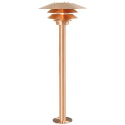 Nordlux Industrial Outdoor Garden Post Brown Copper E27 Coastal/Marine Safe, IP54 - thumbnail 1
