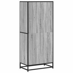 Berkfield Home Modern Bookcase Grey Sonoma 60x35x139 cm Engineered Wood - Size: 60 x 35 x 139 cm - thumbnail 6