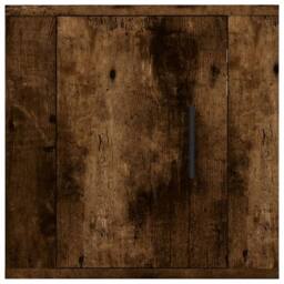 Berkfield Home Wall Mounted TV Cabinet Smoked Oak 40x34, 5x40 cm in Brown - thumbnail 5