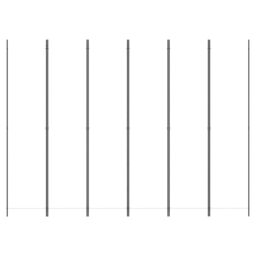 Berkfield Home 6-Panel Room Divider White 300x220 cm Fabric - thumbnail 3