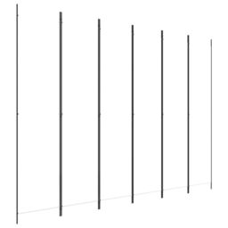Berkfield Home 6-Panel Room Divider White 300x220 cm Fabric - thumbnail 2