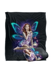 JQ Licensing En Fairy Queen Silky Touch Super Soft Throw Blanket 152 X 127 cm in White - thumbnail 2