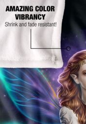 JQ Licensing En Fairy Queen Silky Touch Super Soft Throw Blanket 152 X 127 cm in White - thumbnail 4
