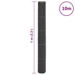 Berkfield Home Weed Membrane Black 1x10 m PP - thumbnail 8